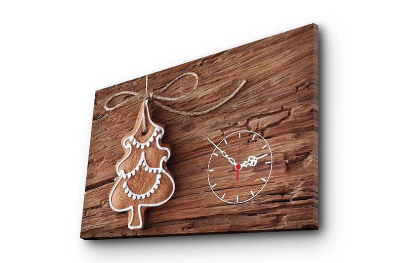 Dekorativ Vægur 45x70 cm - Flerfarvet - Boligtilbehør - Vægdekoration - Vægure & Ure