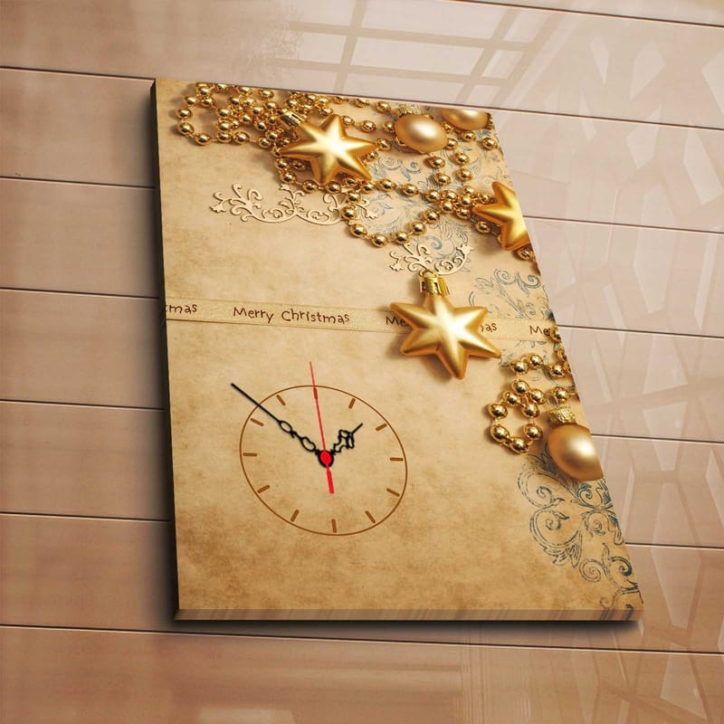 Dekorativ Vægur 45x70 cm - Flerfarvet - Boligtilbehør - Vægdekoration - Vægure & Ure