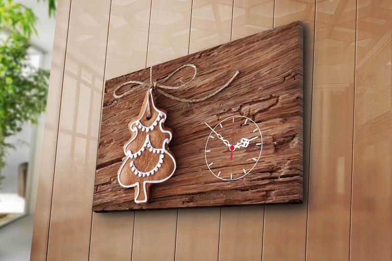 Dekorativ Vægur 45x70 cm, Flerfarvet