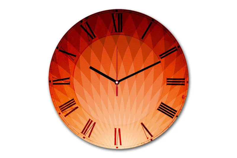 Dekorativt MDF-Ur, Flerfarvet