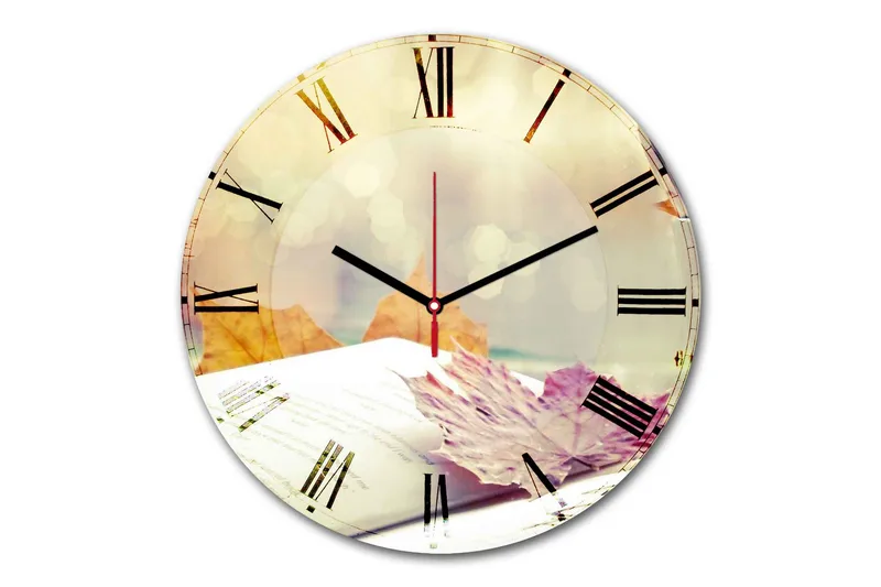 Dekorativt MDF-Ur, Flerfarvet