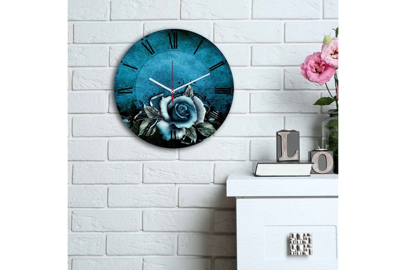 Dekorativt MDF-Ur - Flerfarvet - Boligtilbehør - Vægdekoration - Vægure & Ure