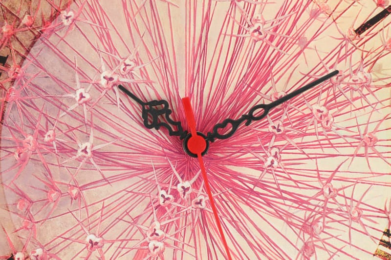 Dekorativt MDF-Ur - Flerfarvet - Boligtilbehør - Vægdekoration - Vægure & Ure