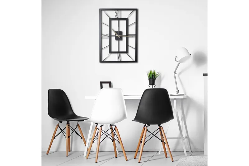 Dekorativt Metal Vægur - Sort - Boligtilbehør - Vægdekoration - Vægure & Ure