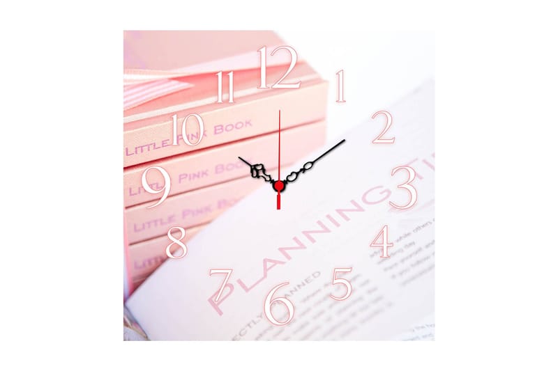 Diyadin Dekorativt ur 40x40 cm, Flerfarvet