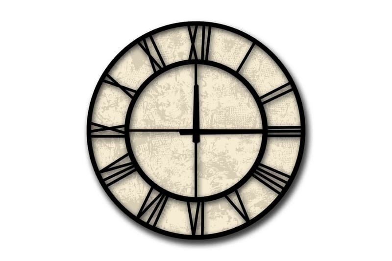 Diyadin Dekorativt ur 50 cm Rund, Flerfarvet