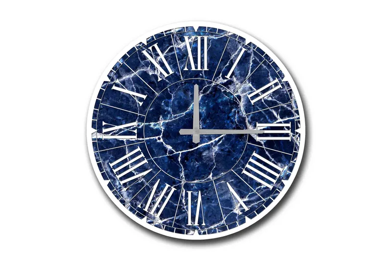 Diyadin Dekorativt ur 50 cm Rund, Flerfarvet