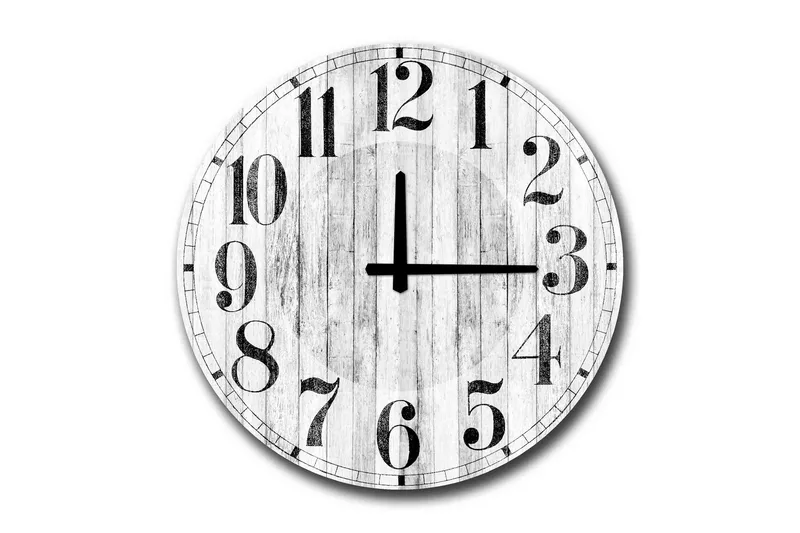 Diyadin Dekorativt ur 50 cm Rund, Flerfarvet