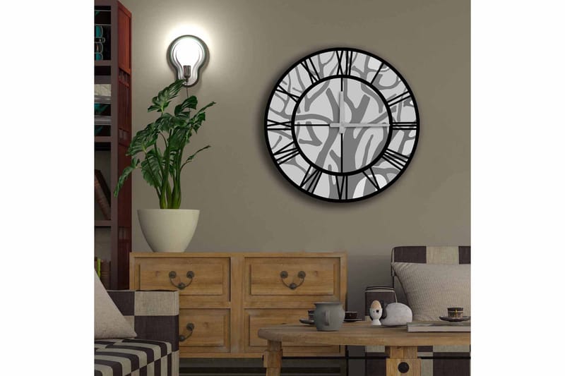 Diyadin Dekorativt ur 50 cm Rund - Flerfarvet - Boligtilbehør - Vægdekoration - Vægure & Ure