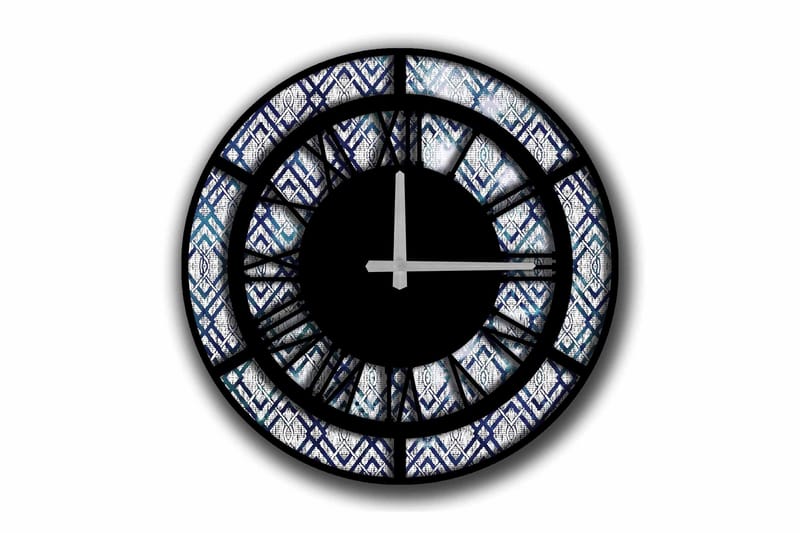 Diyadin Dekorativt ur 50 cm Rund, Flerfarvet