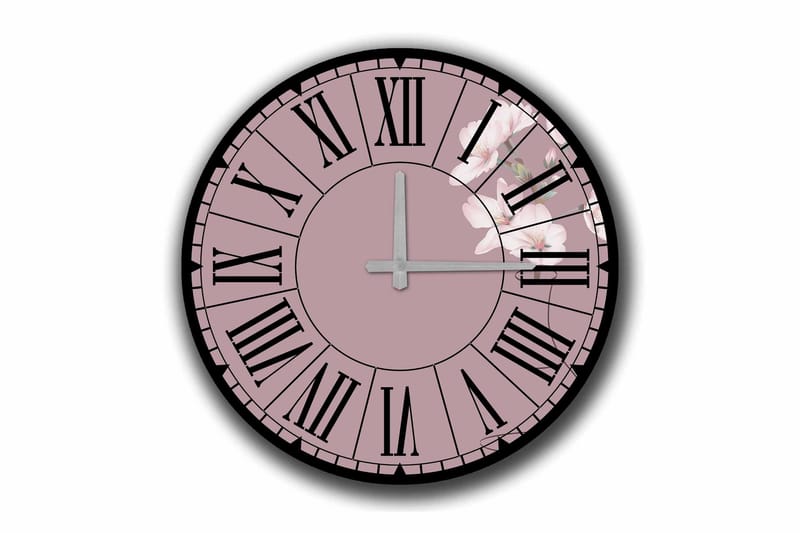 Diyadin Dekorativt ur 50 cm Rund, Flerfarvet