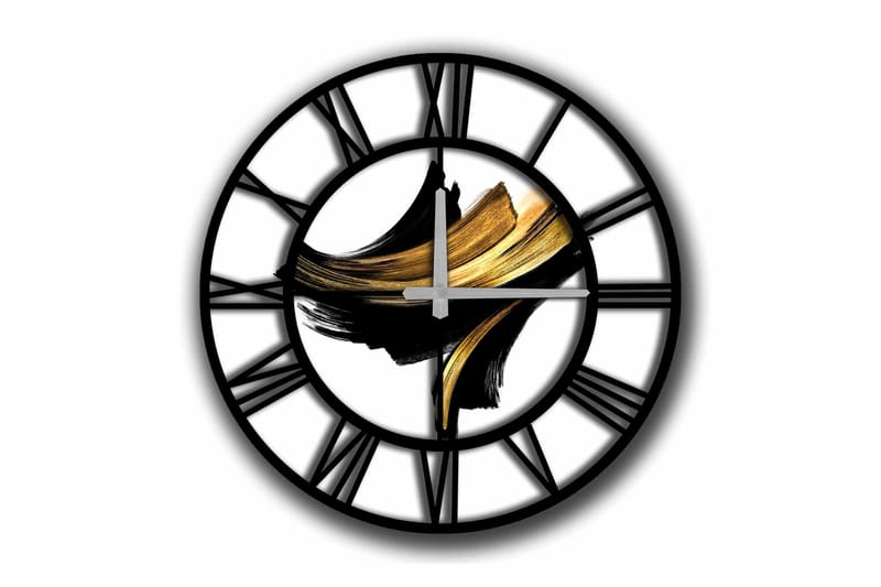 Diyadin Dekorativt ur 50 cm Rund, Flerfarvet