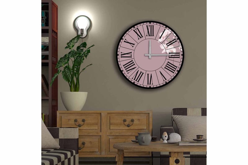 Diyadin Dekorativt ur 50 cm Rund - Flerfarvet - Boligtilbehør - Vægdekoration - Vægure & Ure