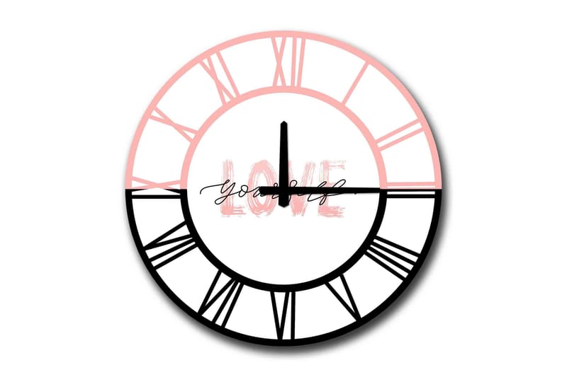 Diyadin Dekorativt ur 50 cm Rund, Flerfarvet