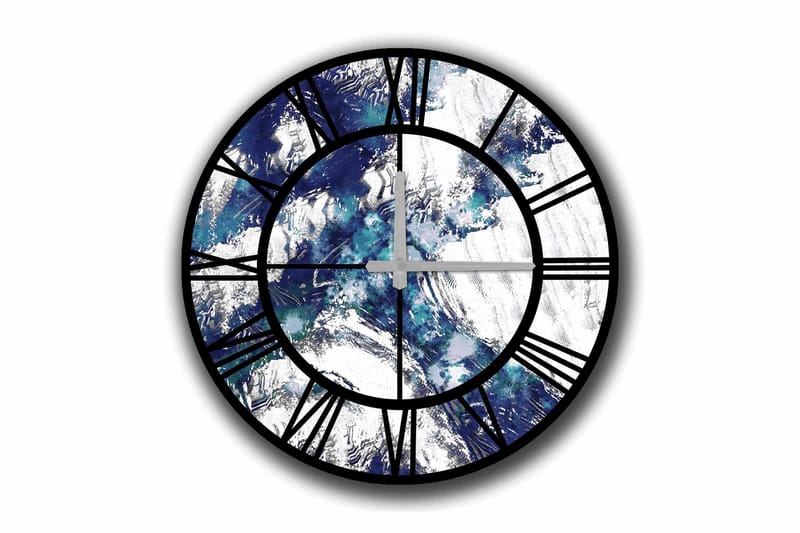 Diyadin Dekorativt ur 50 cm Rund, Flerfarvet