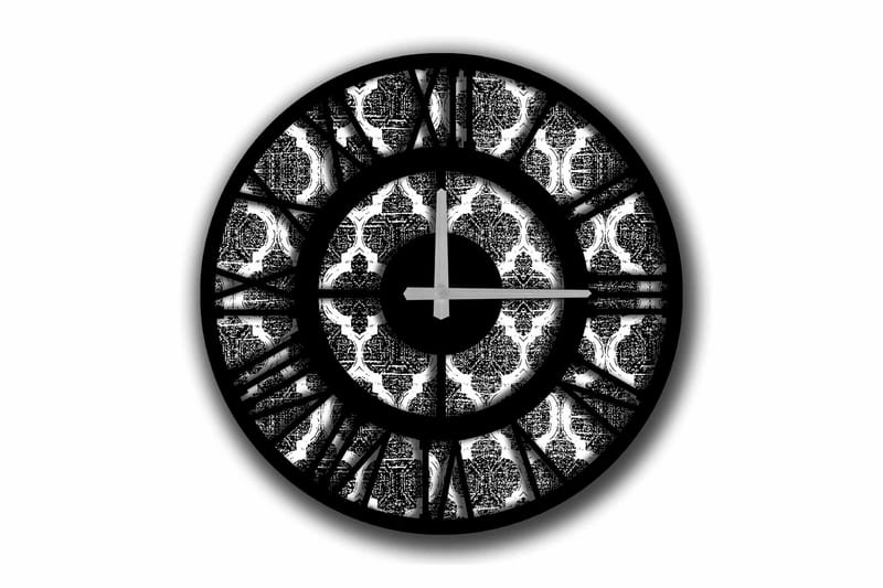 Diyadin Dekorativt ur 50 cm Rund, Flerfarvet