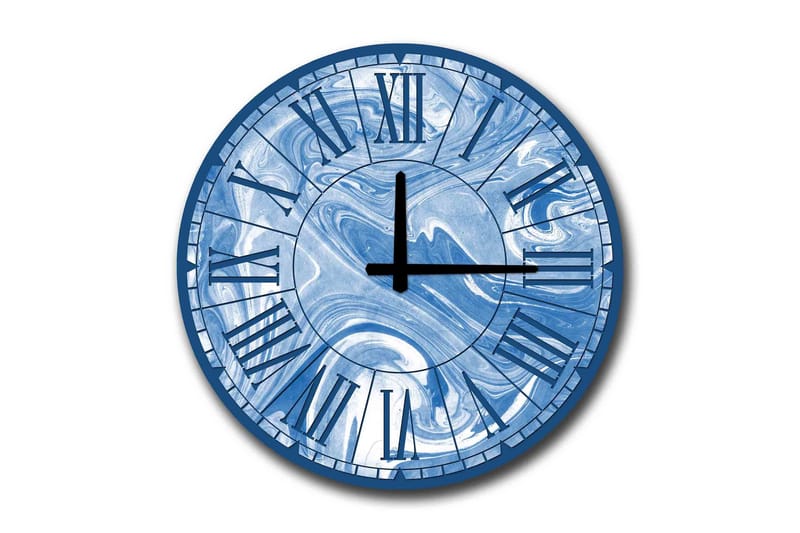 Diyadin Dekorativt ur 50 cm Rund, Flerfarvet