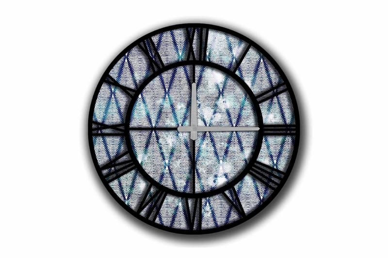 Diyadin Dekorativt ur 50 cm Rund, Flerfarvet