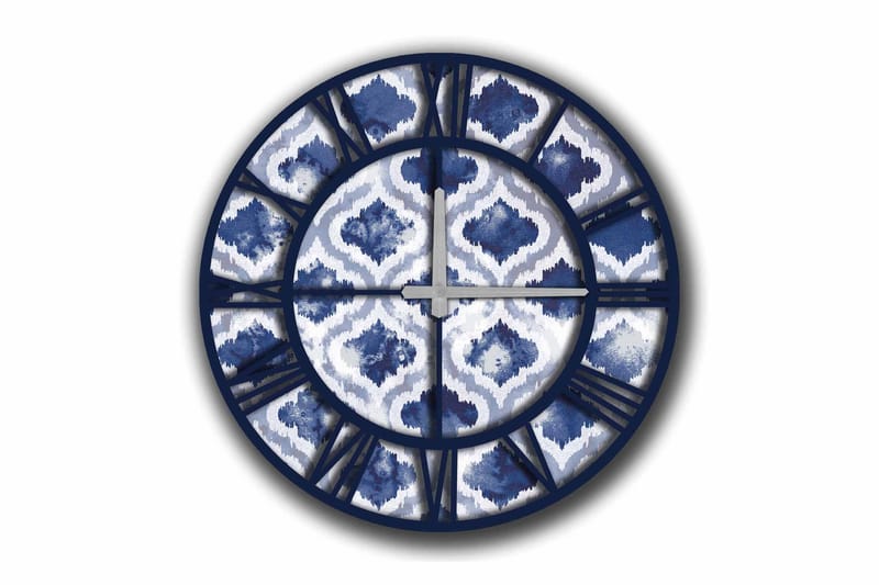 Diyadin Dekorativt ur 50 cm Rund - Flerfarvet - Boligtilbehør - Vægdekoration - Vægure & Ure