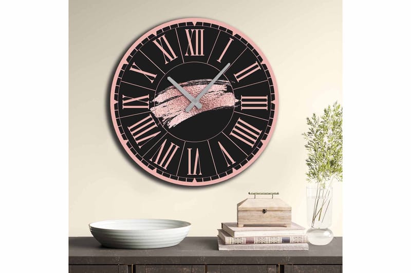 Diyadin Dekorativt ur 50 cm Rund - Flerfarvet - Boligtilbehør - Vægdekoration - Vægure & Ure