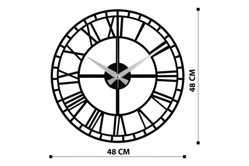 Enzoclock - S002 - Sort - Vægure & Ure