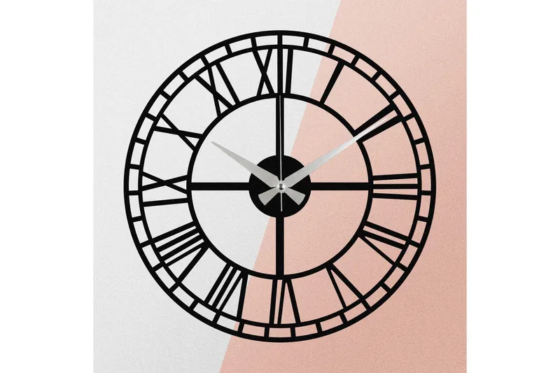 Enzoclock - S002 - Sort - Boligtilbehør - Vægdekoration - Vægure & Ure