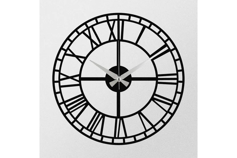 Enzoclock - S002 - Sort - Boligtilbehør - Vægdekoration - Vægure & Ure