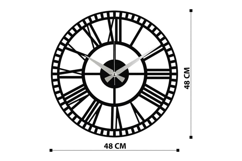 Enzoclock - S004 - Sort - Boligtilbehør - Vægdekoration - Vægure & Ure