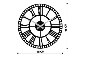 Enzoclock - S004 - Sort - Boligtilbehør - Vægdekoration - Vægure & Ure