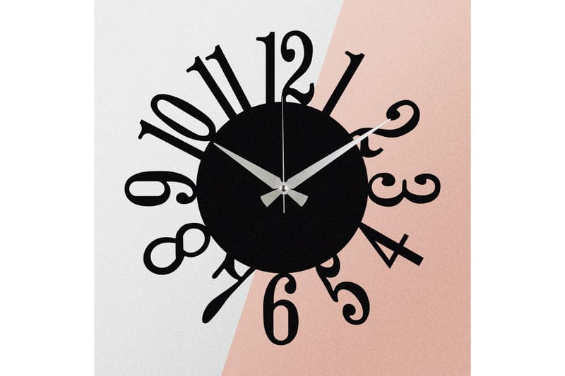 Enzoclock - S005 - Sort - Boligtilbehør - Vægdekoration - Vægure & Ure