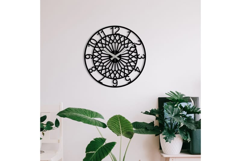 Enzoclock - S009 - Sort - Boligtilbehør - Vægdekoration - Vægure & Ure