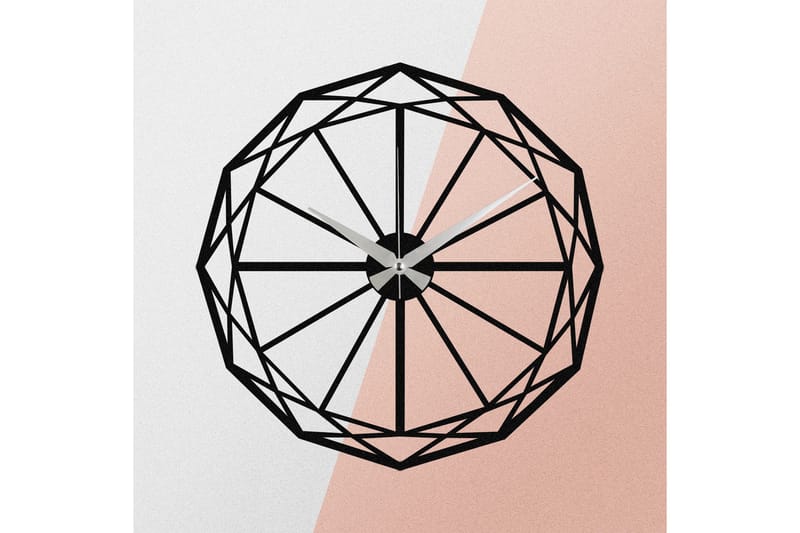 Enzoclock - S013 - Sort - Boligtilbehør - Vægdekoration - Vægure & Ure