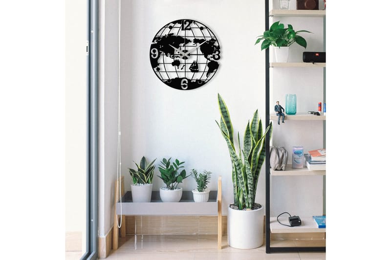 Enzoclock - S018 - Sort - Boligtilbehør - Vægdekoration - Vægure & Ure