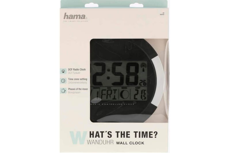 HAMA Vægur PP245 - HAMA - Boligtilbehør - Vægdekoration - Vægure & Ure