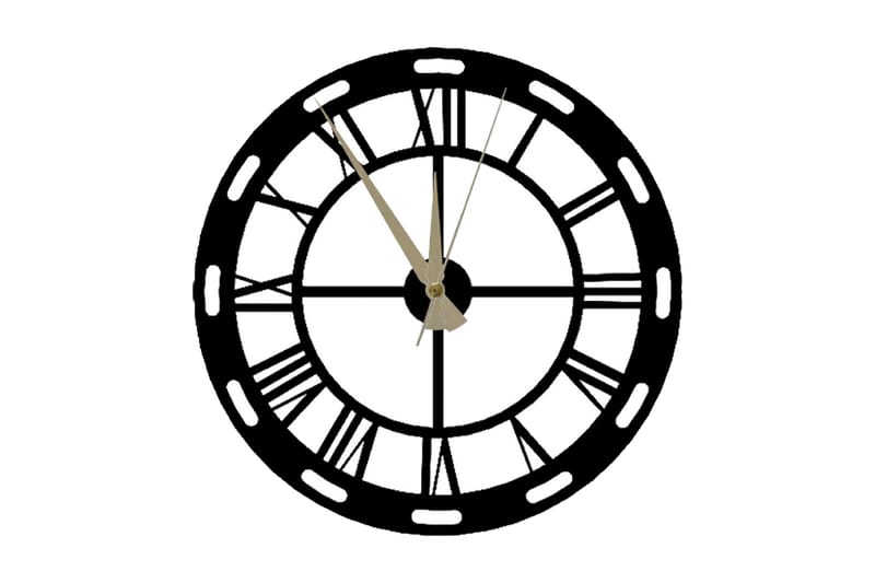 Karaul Vægur 48x50 cm, Metal / sort