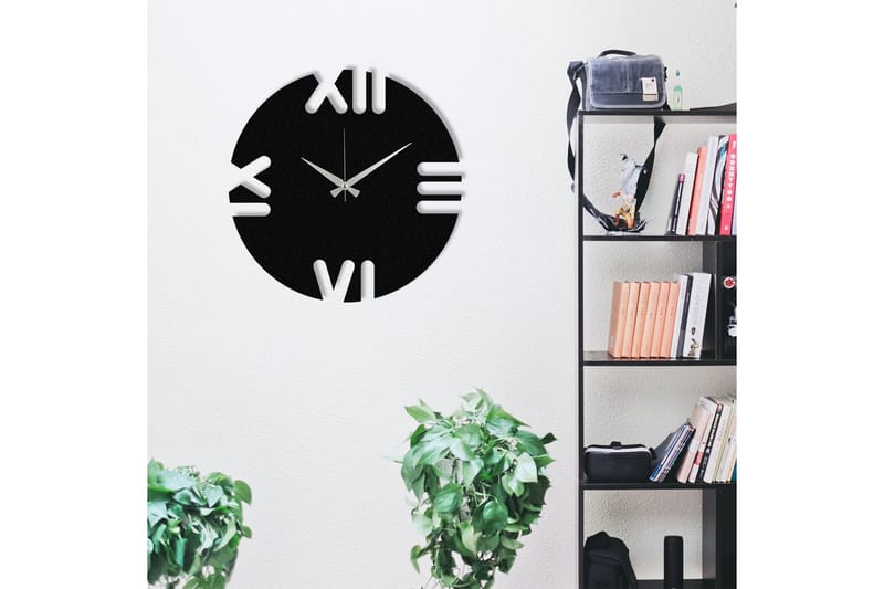 Leon - Sort - Boligtilbehør - Vægdekoration - Vægure & Ure