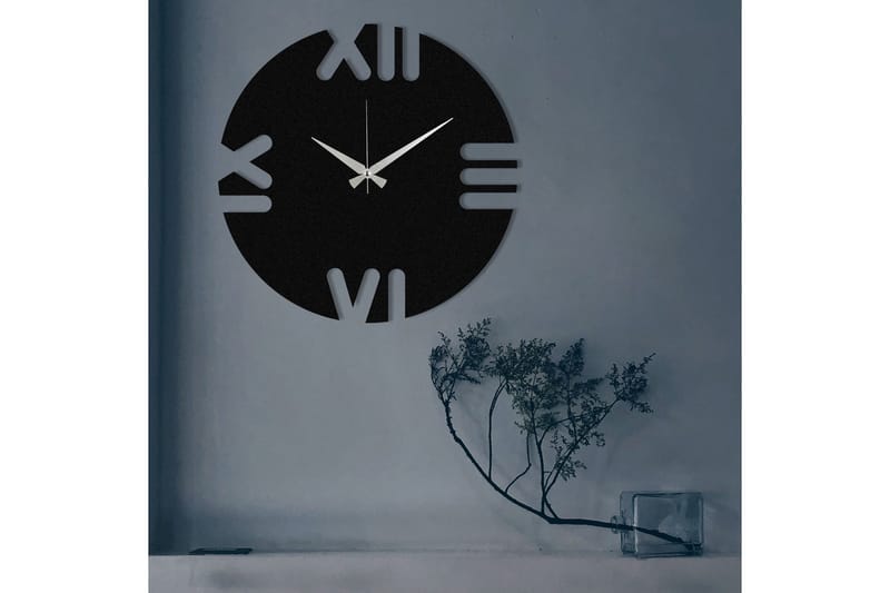 Leon - Sort - Boligtilbehør - Vægdekoration - Vægure & Ure