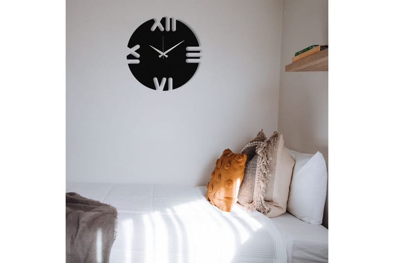 Leon - Sort - Boligtilbehør - Vægdekoration - Vægure & Ure