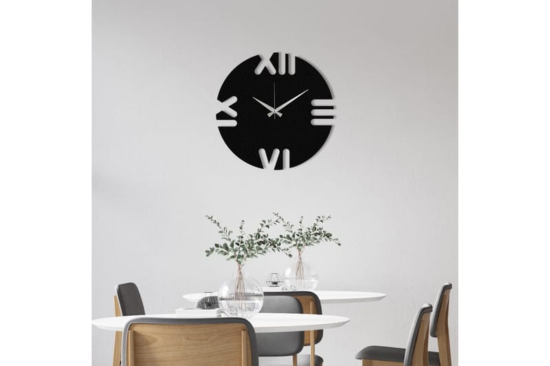 Leon - Sort - Boligtilbehør - Vægdekoration - Vægure & Ure