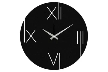 One - Sort - Boligtilbehør - Vægdekoration - Vægure & Ure