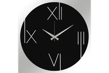 One - Sort - Boligtilbehør - Vægdekoration - Vægure & Ure