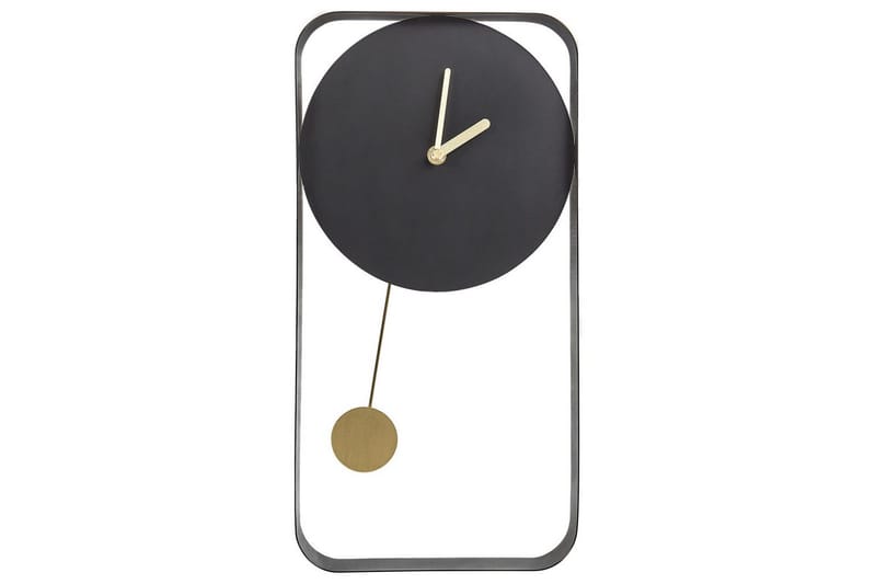 Pendelur Beliani Servoz Black||GOLD - Boligtilbehør - Vægdekoration - Vægure & Ure - Urværk til vægur