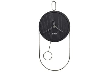 Pendelur Beliani Sierre Ljus trä/svart Black||Silver - Boligtilbehør - Vægdekoration - Vægure & Ure - Urværk til vægur