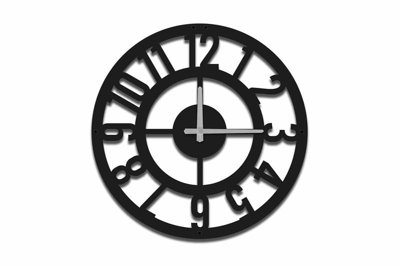 Shentala Vægur 49x49 cm, Metal / sort