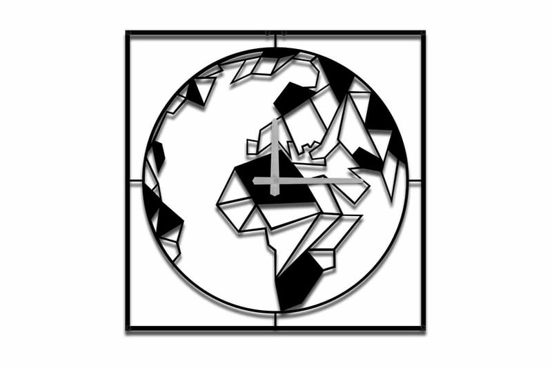 Shentala Vægur 49x49 cm, Metal / sort