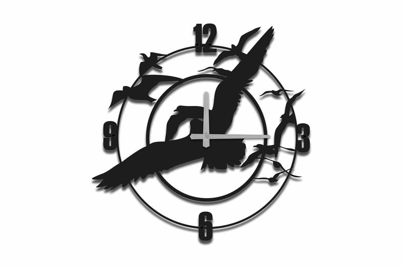 Shentala Vægur 49x49 cm, Metal / sort