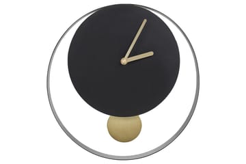 Väggklocka Beliani Magland Black||GOLD - Boligtilbehør - Vægdekoration - Vægure & Ure - Urværk til vægur