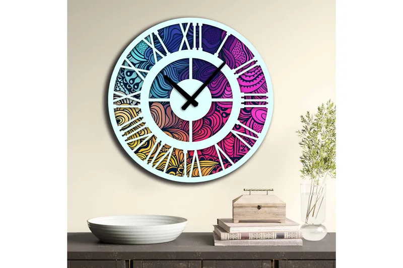 Vægdekoration MDF Ur - Boligtilbehør - Vægdekoration - Vægure & Ure