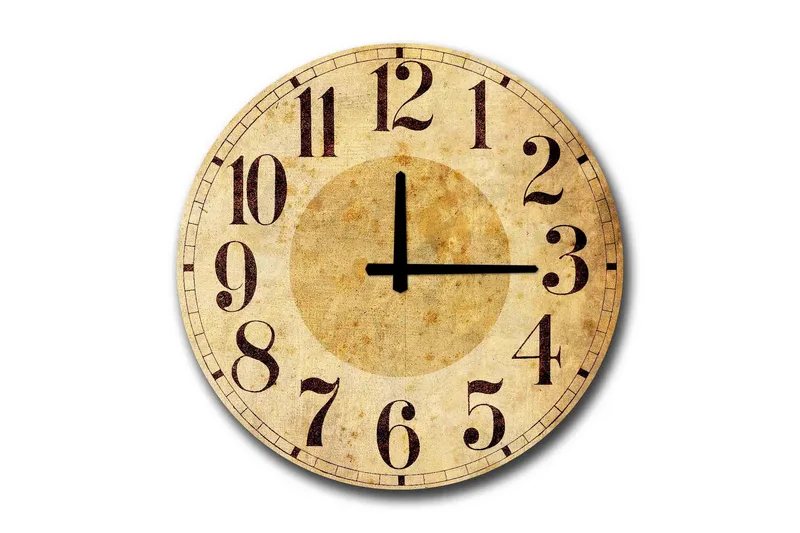 Vægdekoration MDF Ur, undefined