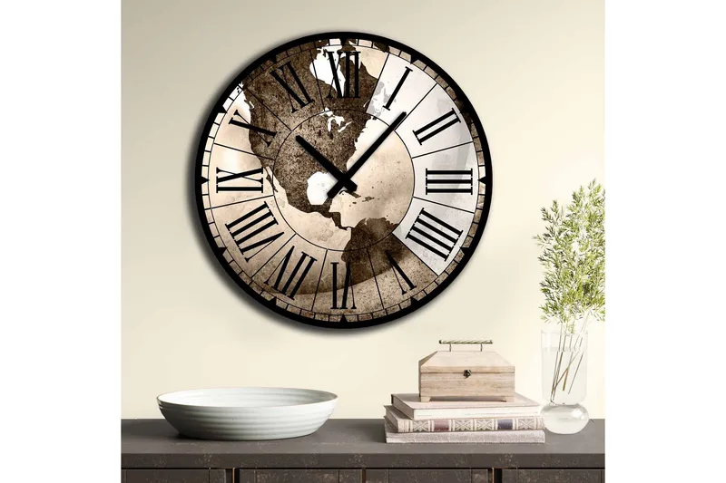 Vægdekoration MDF Ur - Boligtilbehør - Vægdekoration - Vægure & Ure